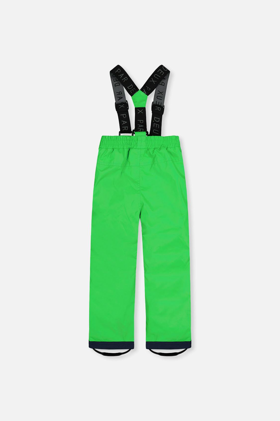 Light Weight Two Piece Chill Snowsuit Blue And Green Checkered Print