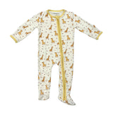Footie Romper in Giraffe