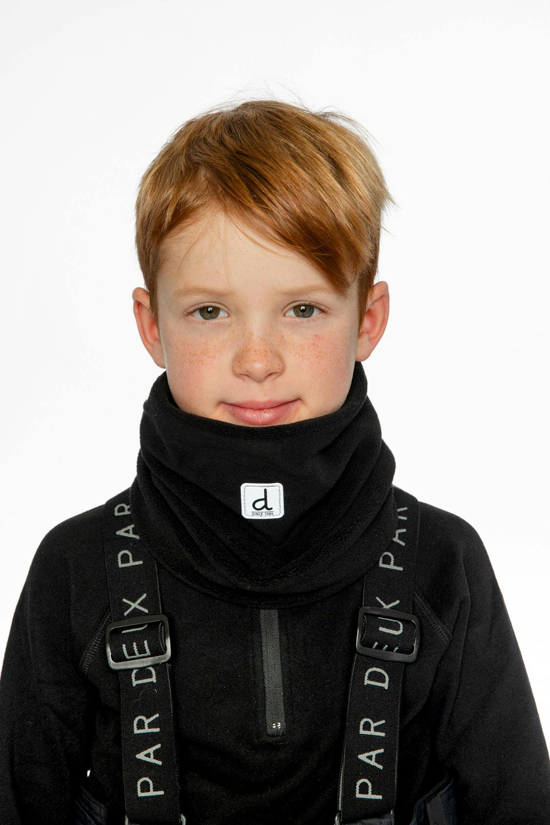 Winter Knit Neckwarmer Black
