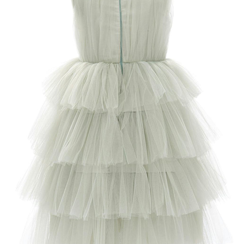 Green Farvue Tiered Tulle Dress