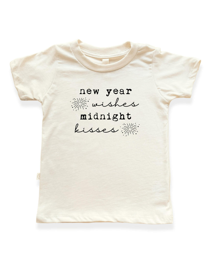 New Year Wishes Organic Kids T-Shirt