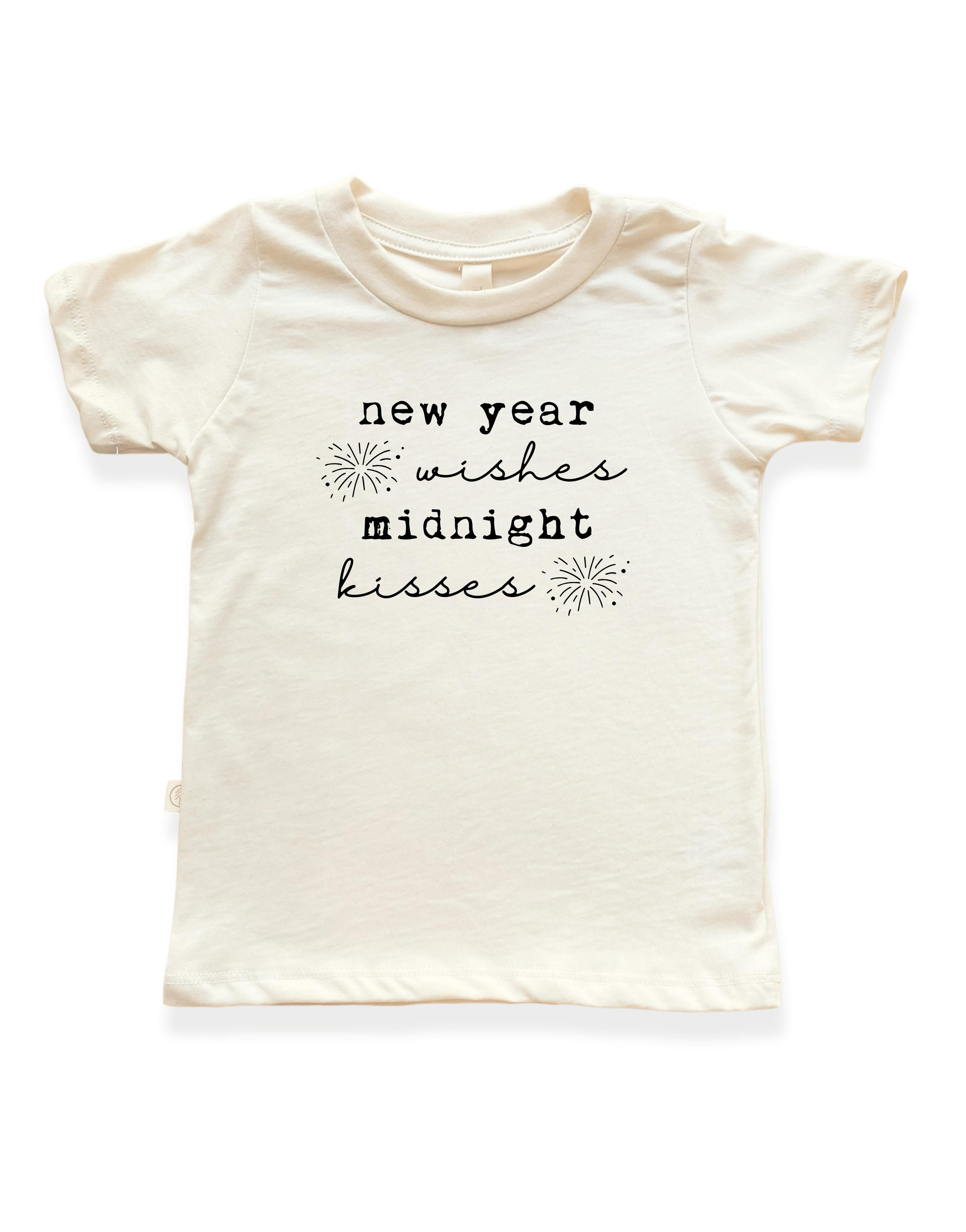 New Year Wishes Organic Kids T-Shirt
