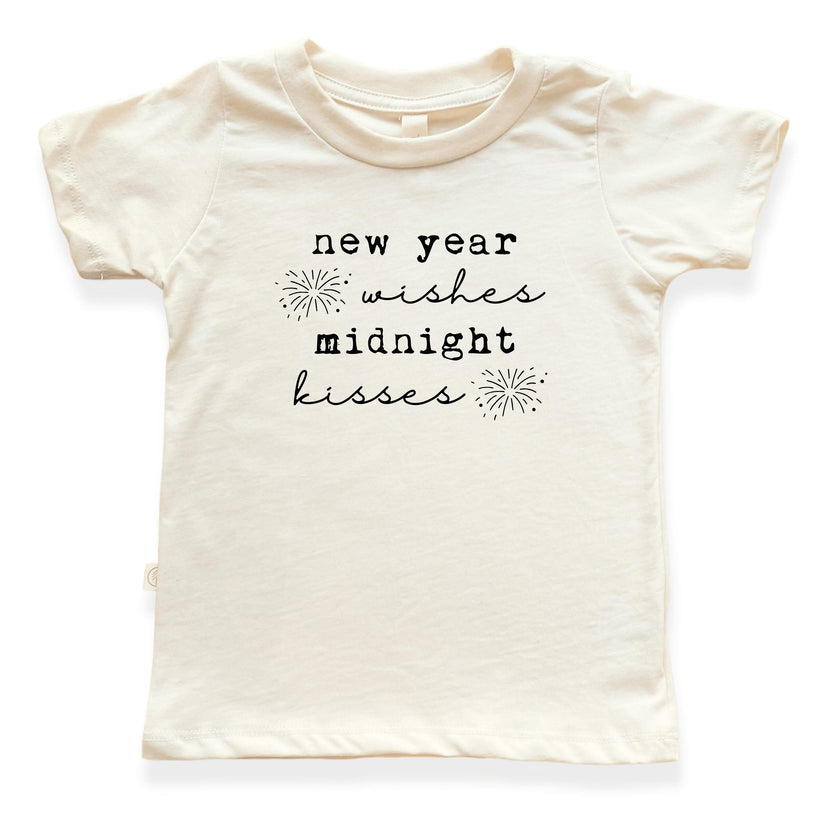 New Year Wishes Organic Kids T-Shirt