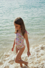 One-Piece UV Swimsuit, Pink