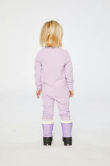 One Piece Thermal Underwear Lavender