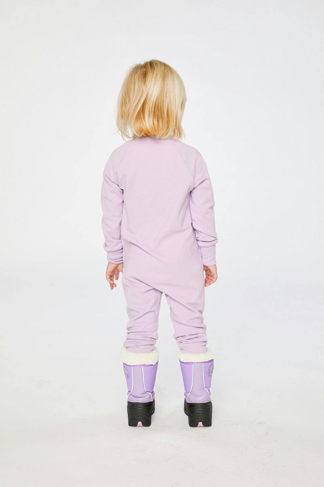 One Piece Thermal Underwear Lavender