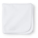 Plain Edge Pima Cotton Blanket White