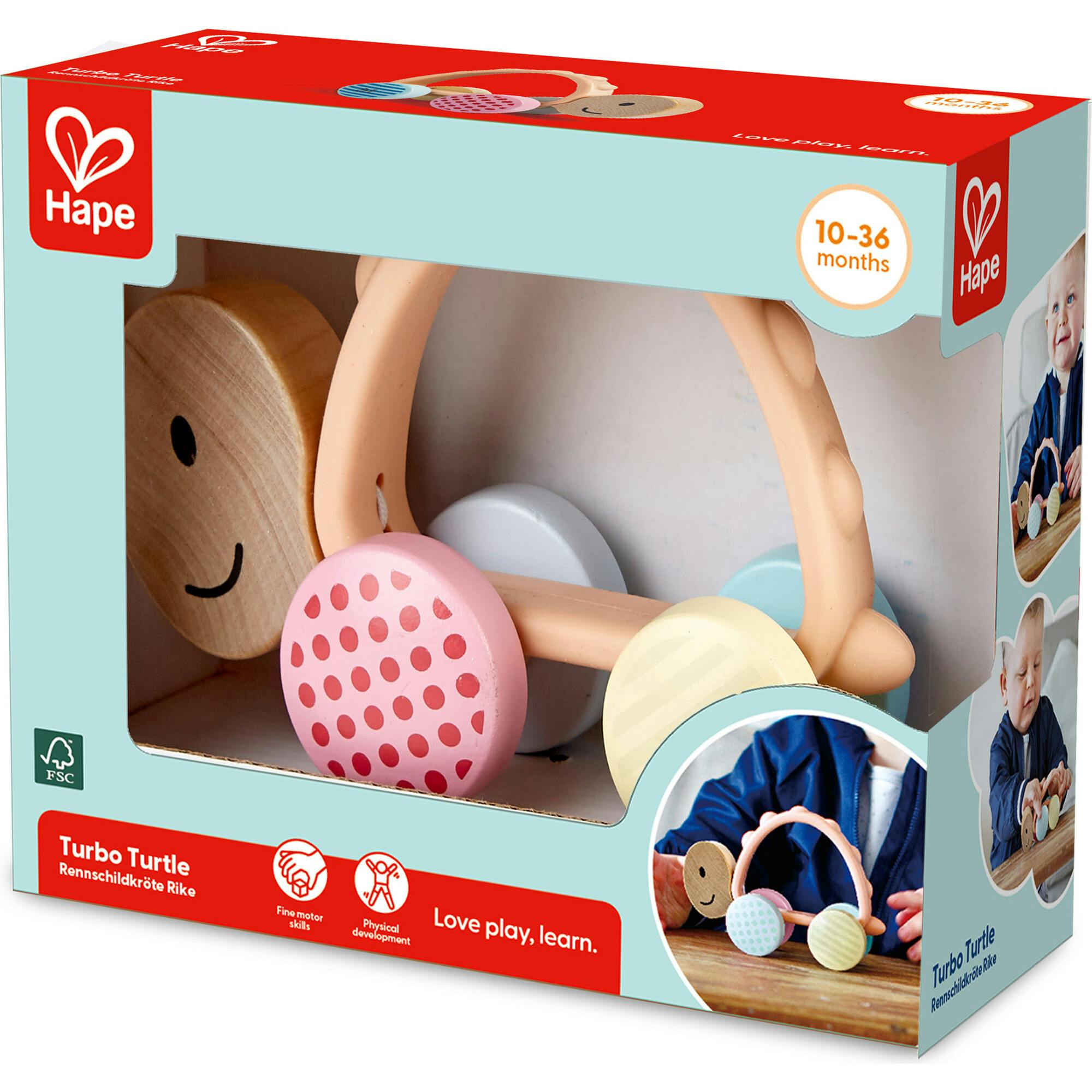 Hape: Turbo - Baby Teether & Push Toy