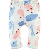 Abstract Print Drawstring Sweatpants