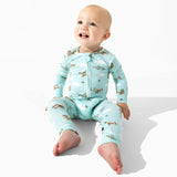 Vintage Airplanes Bamboo Convertible Footie