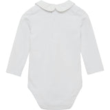 Baby Long-Sleeved Milo Bodysuit in White