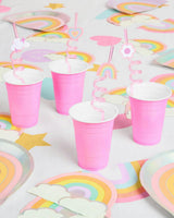 Rainbow Straws - 16 reusable straws