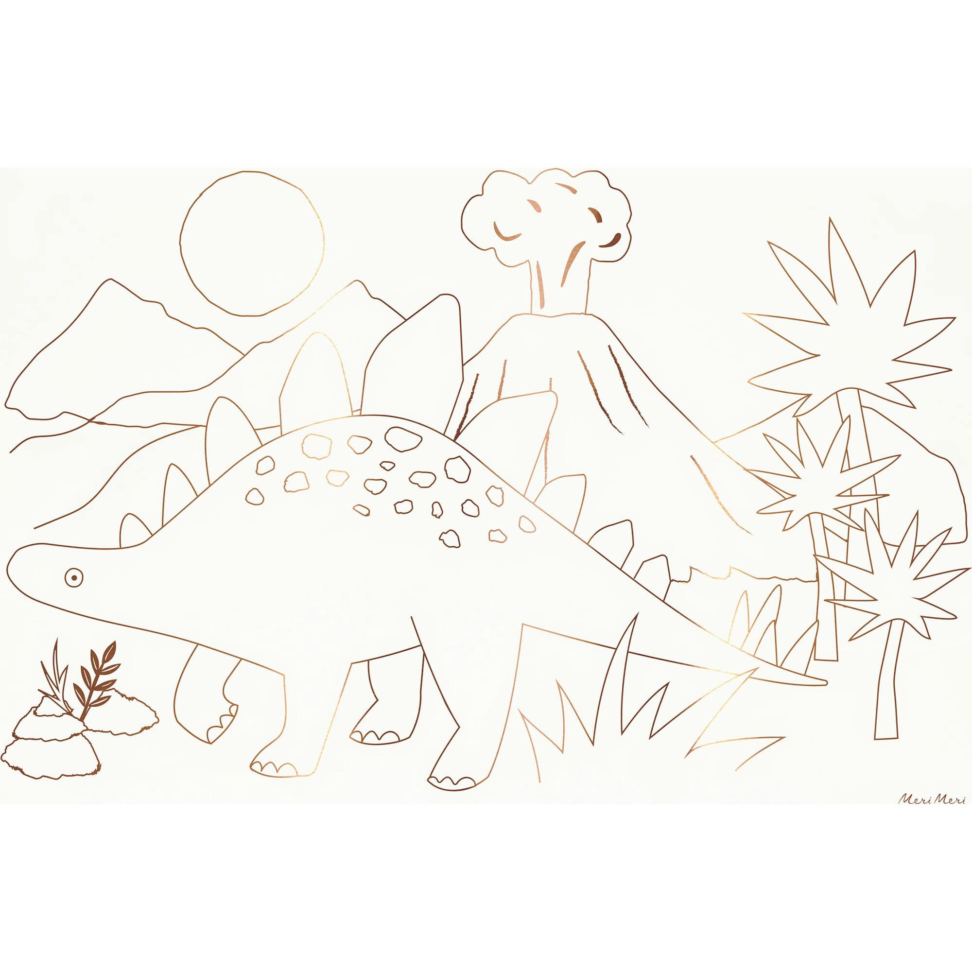 Dinosaurs Coloring Placemats