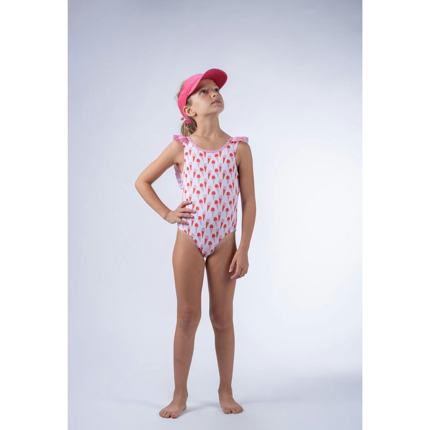 Ice Cream & Garden Swimsuit, Multi