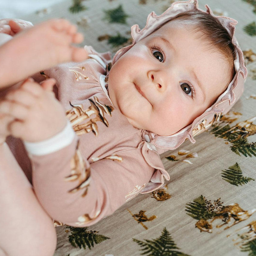 Mushroom Organic Cotton Bonnet