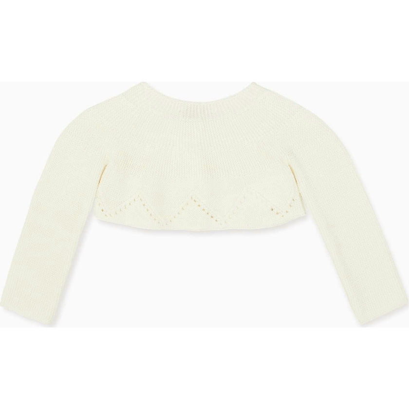 Ivory Linda Ceremony Baby Girl Cardigan