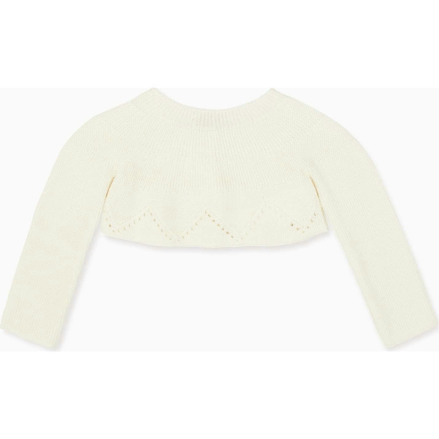 Ivory Linda Ceremony Baby Girl Cardigan