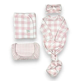 Sunday Picnic, Pink Blush - Bamboo Newborn Nest