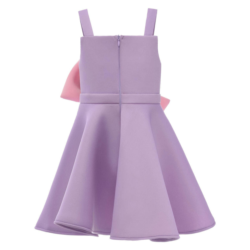Purple Whisper Bow Dress