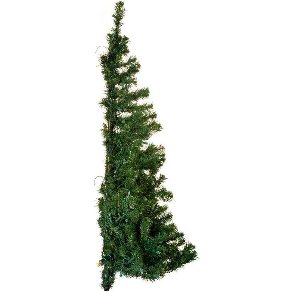 48-Inch Pre-Lit Norway Pine Wall Tree