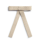 Halo Luxe Poppy Braided Woven Patent Clip - Sand