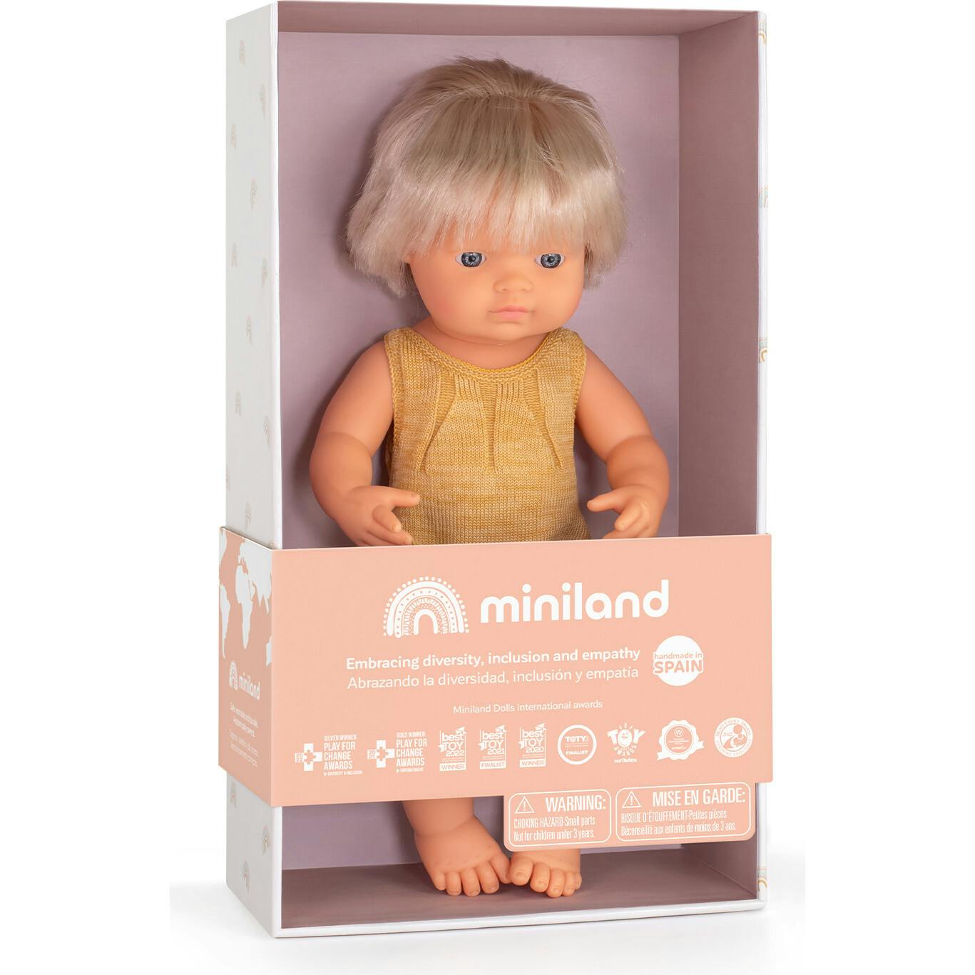 Baby Doll Caucasian Girl with Hearing Implant 15