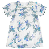 Floral Print Smocked Dress