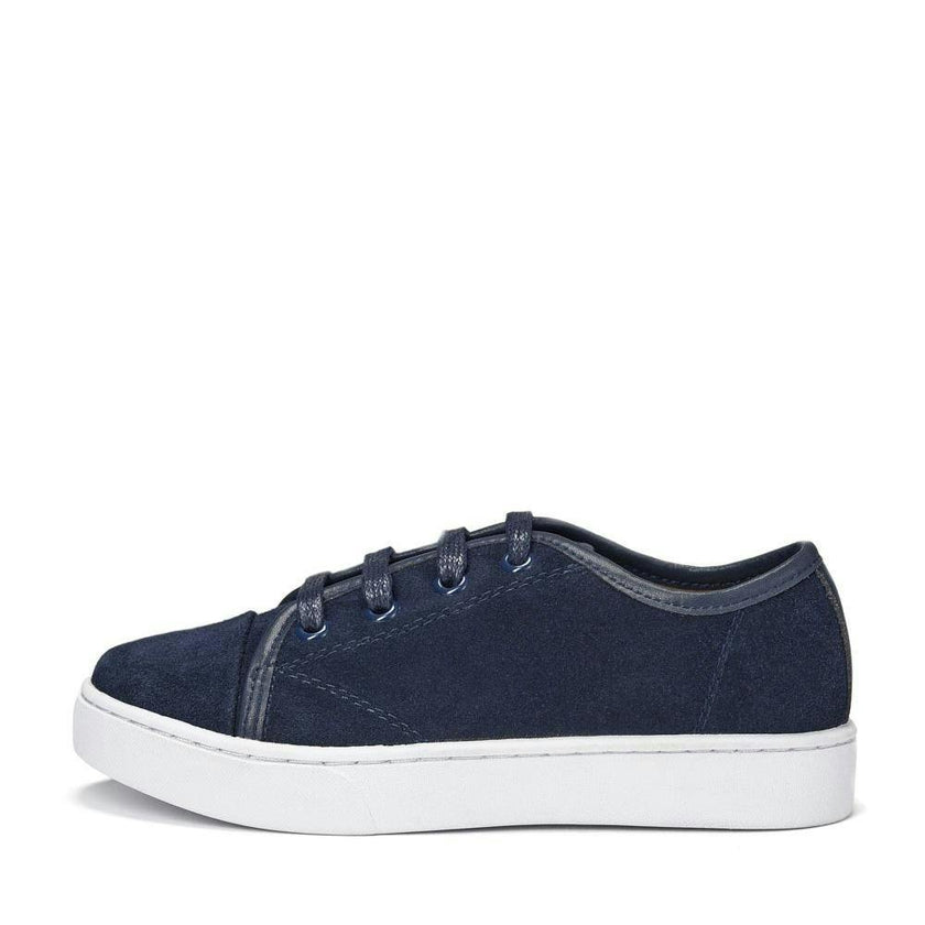 Robby Suede Flat Sole Lace-Up Sneakers