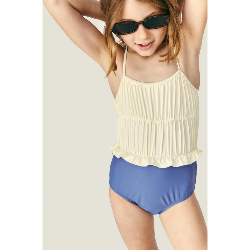 Mipounet SS26 Julieta, Swimwear Ecru Blue