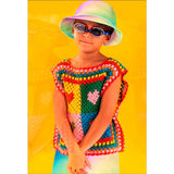 Tote Hand-Crochet Sleeveless Crop Top