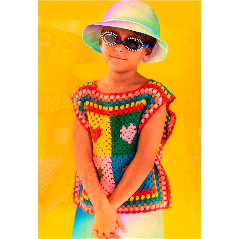 Tote Hand-Crochet Sleeveless Crop Top