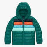 Kids lightweight puffer jacket in stripe