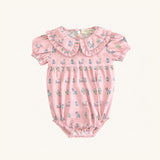 Ruffle Trim Baby Bubble in Poodle