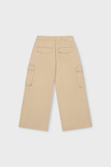 Organic Cotton Wide Leg Cargo Pant