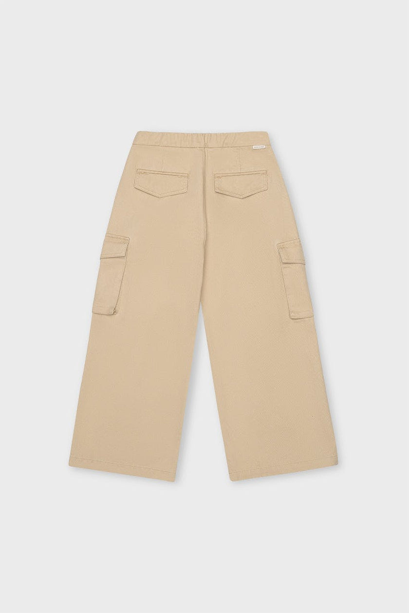 Organic Cotton Wide Leg Cargo Pant