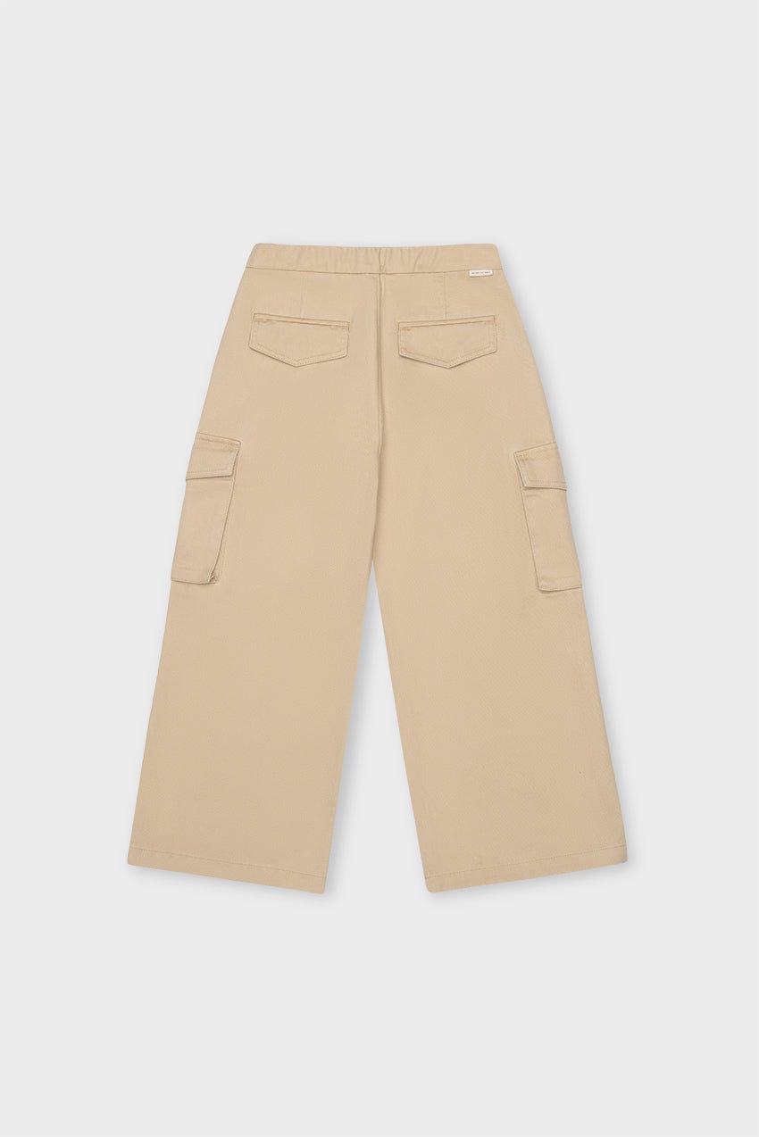 Organic Cotton Wide Leg Cargo Pant