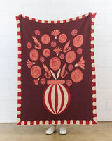 Le Bouquet Knit Blanket