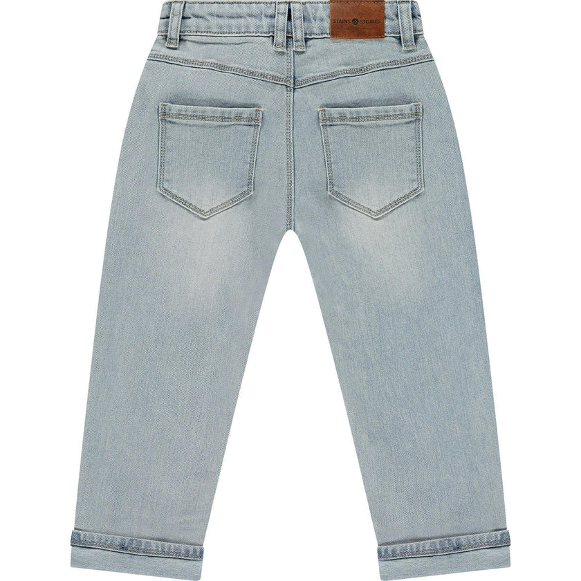 Wide Leg Classic Denim Pants