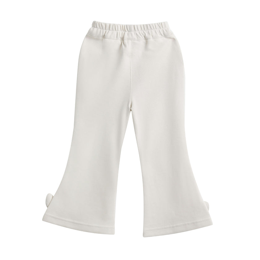 Light Beige Pom-Pom Pants Set
