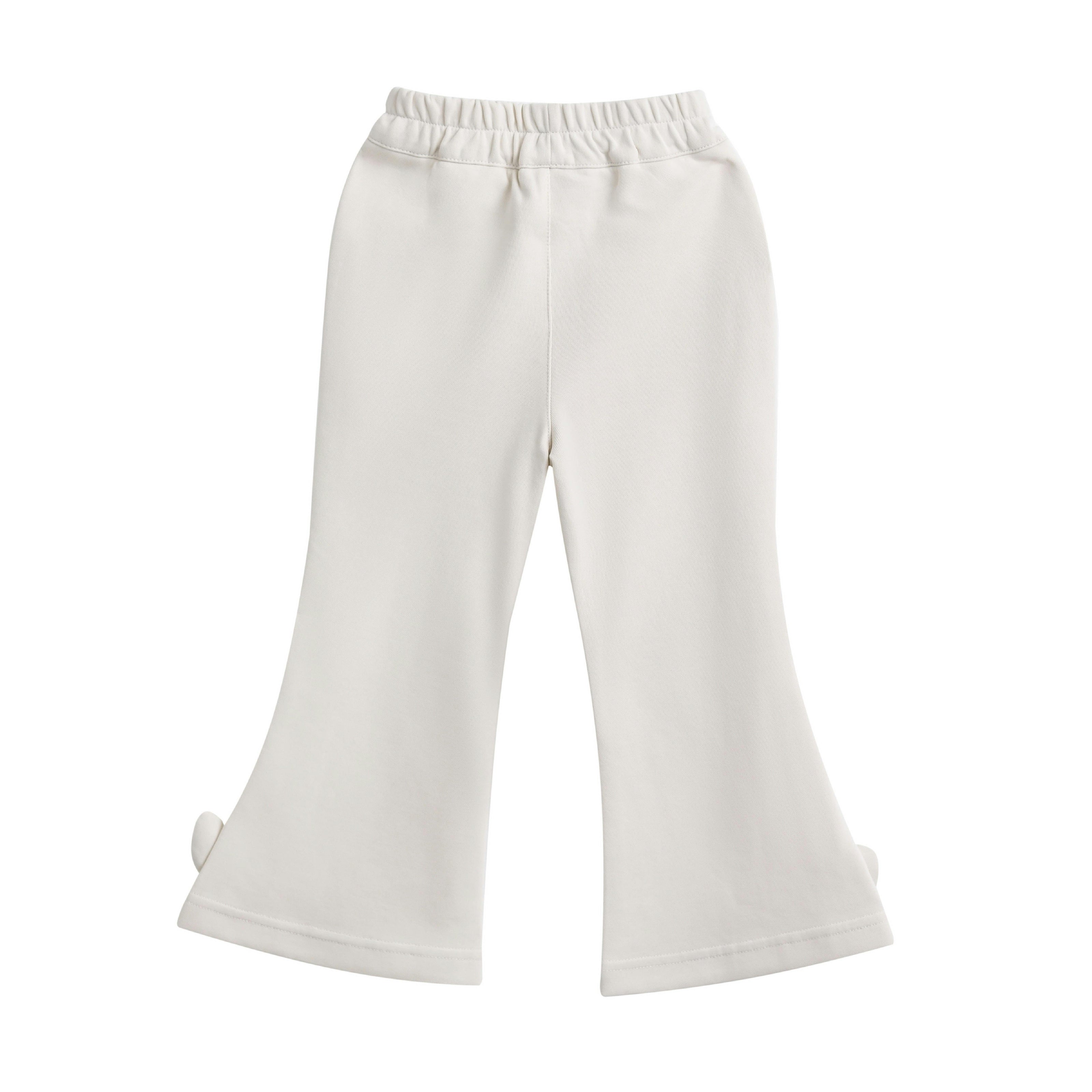 Light Beige Pom-Pom Pants Set
