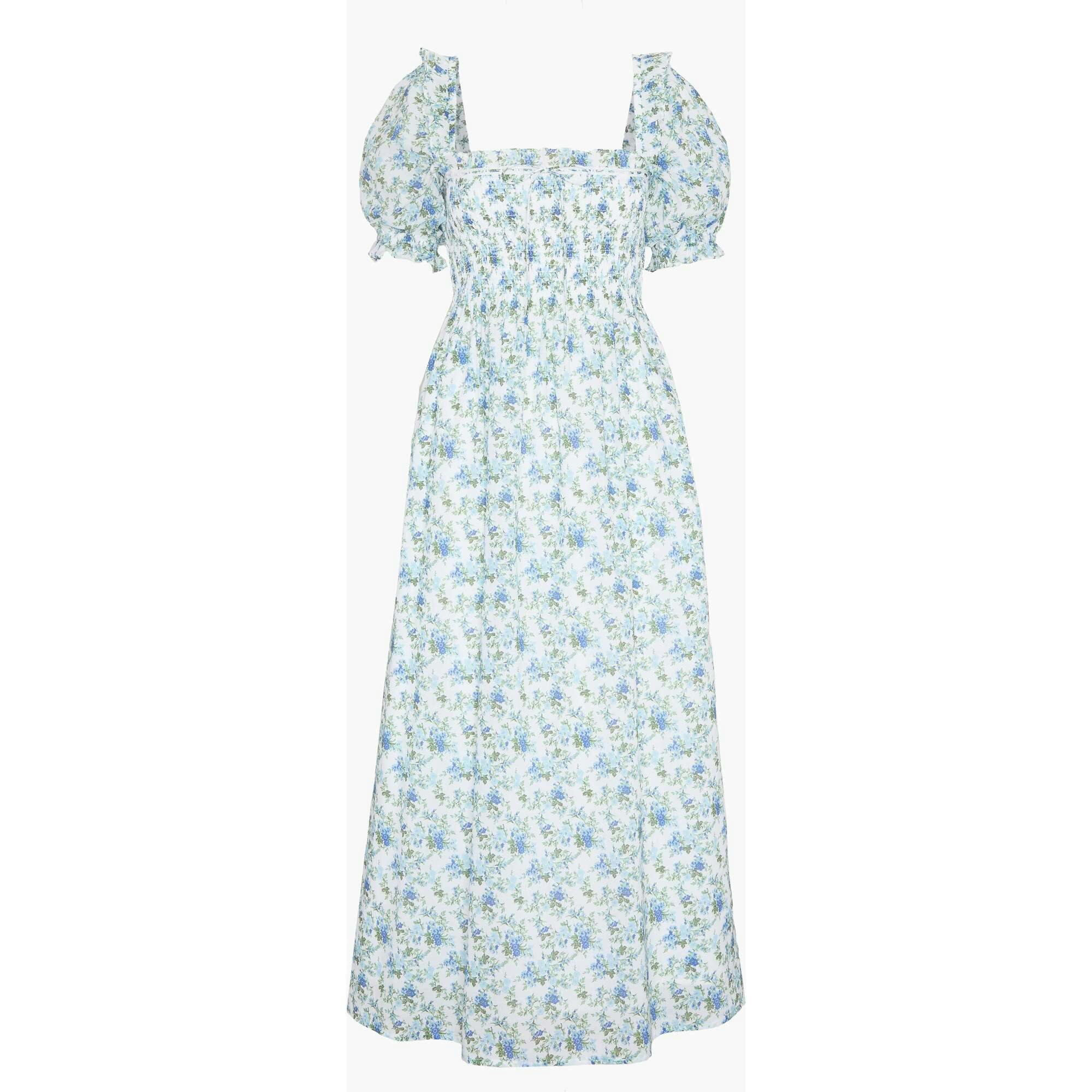 The Scarlett Nap Dress - Pale Blue