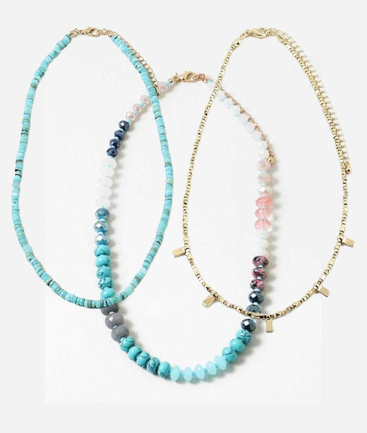 Turquoise Tides Necklace Bundle (all three necklaces included)