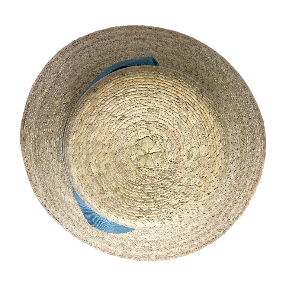 Clematis Bucket Hat (PreOrder Shipping June 15th) - French Blue Wide & Short Grosgrain Ribbon
