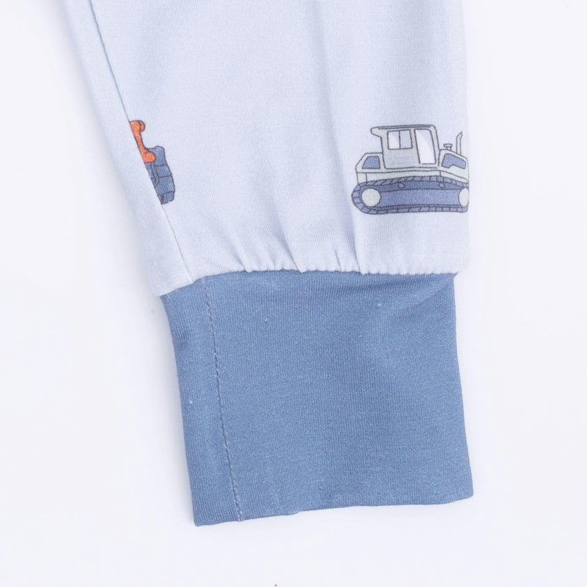 Construction Vehicles - Short Sleeve Loungewear Set