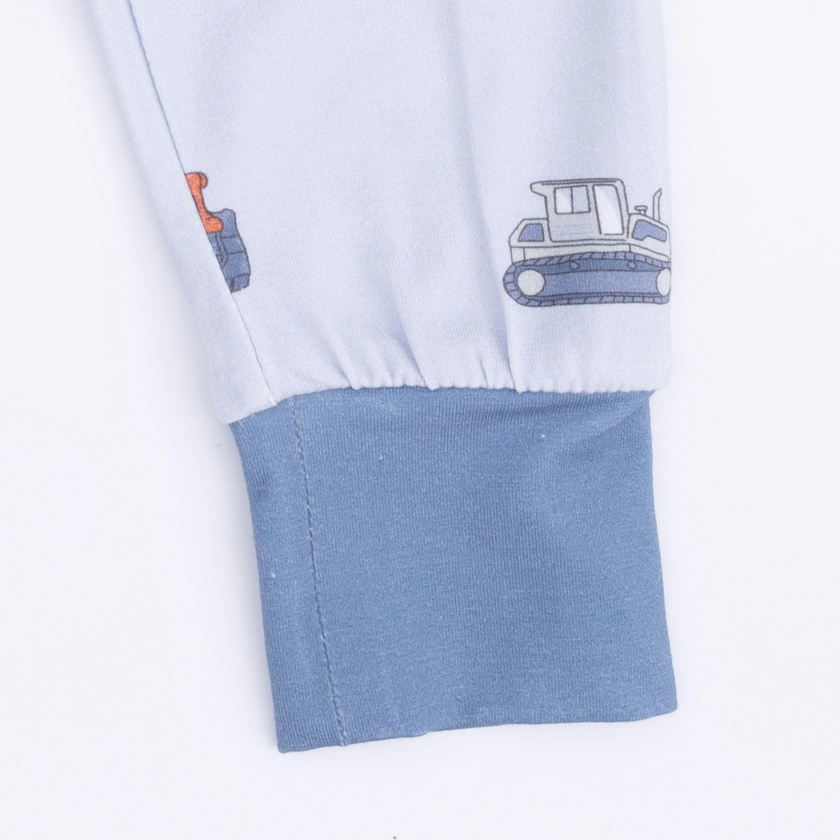 Construction Vehicles - Short Sleeve Loungewear Set