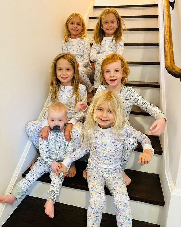 Hanukkah Two Piece Kids Henley Pajamas