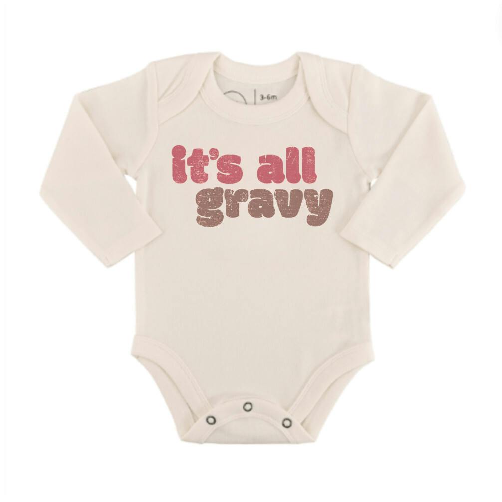 graphic bodysuit | all gravy (long sleeve)