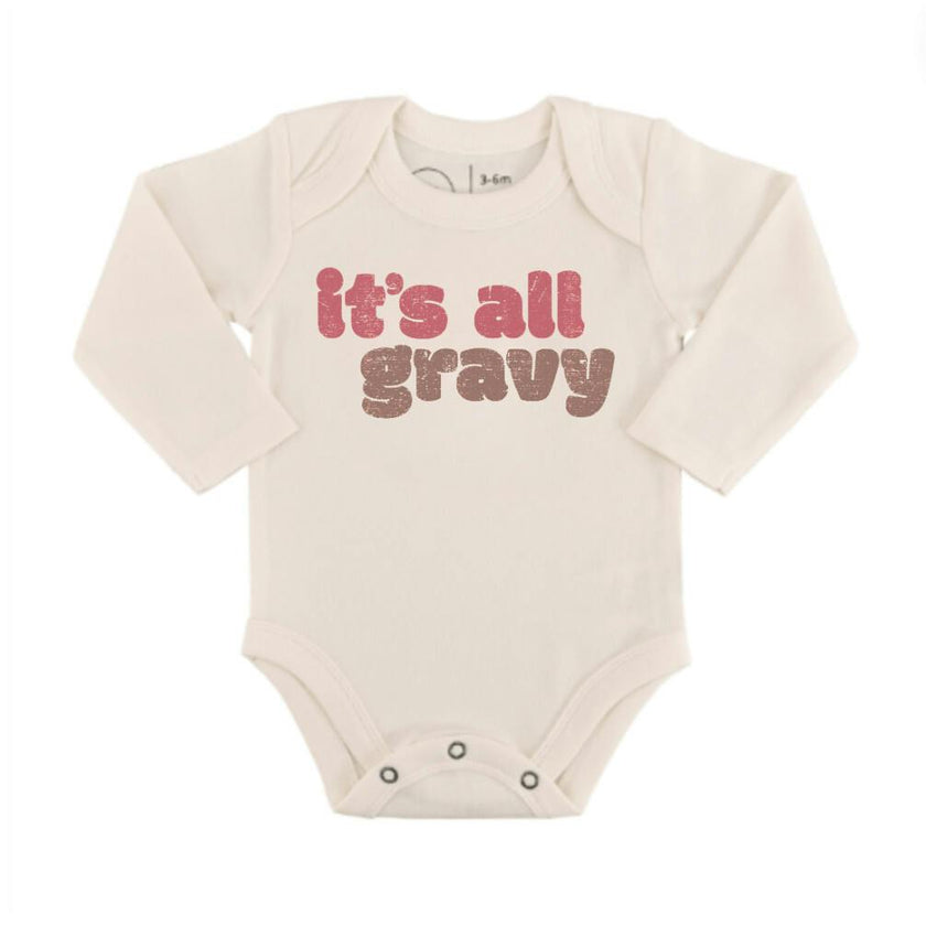 graphic bodysuit | all gravy (long sleeve)