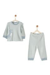 Dino Stripe PJ Set