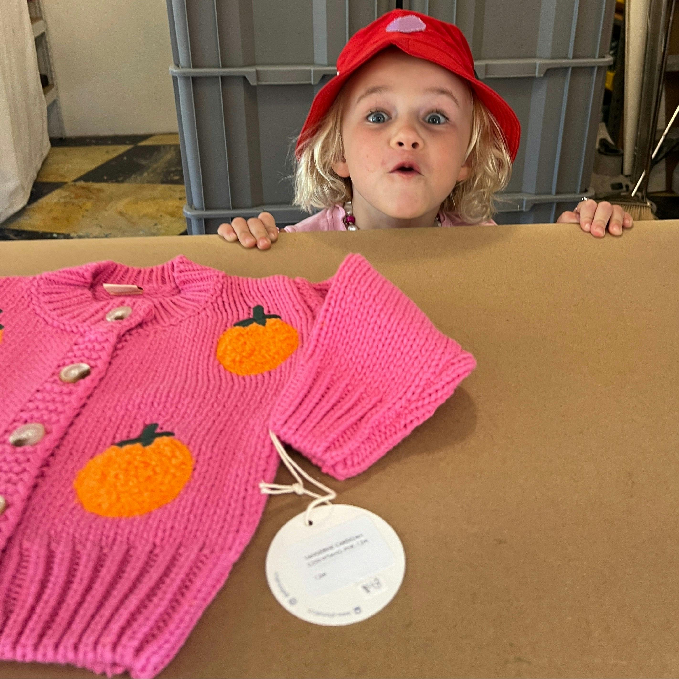 Tangerine Cardigan